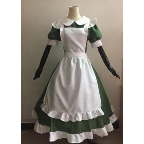 Cartoon Anime Axis Powers AHP Cosplay Hungary Elizabeta Hedervary Cos Halloween Maid Cosplay Costume