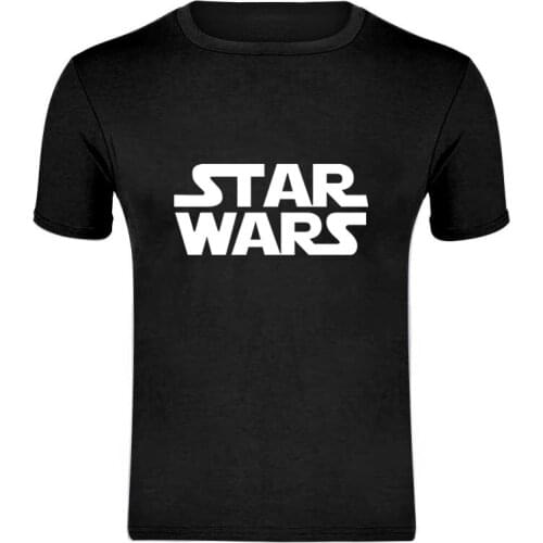 2020Star wars new high quality men t-shirt casual style STARWARS T-shirt short sleeve round neck men brand white black T-shirt