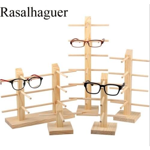 New 9 Sizes Multi Layers Sun Glasses Natural Wooden Display Eyeglasses Stands Shelf Glasses Holder Worked Great Assemblable