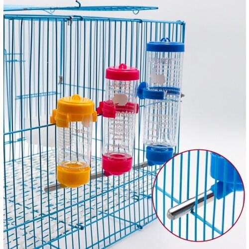 3pcsPlastic Hamster Drinker Water Bottle Dispenser Feeder Hanging Pet Dog Guinea Pig Squirrel Rabbit Drinking Head Pipe Fountain