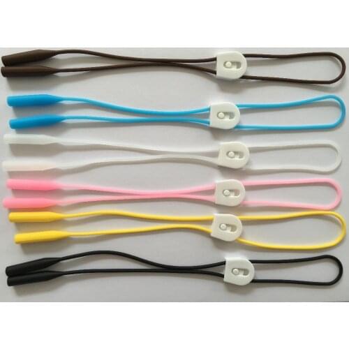Eyeglass adjustable silicone rubber cord with buckle spectacle chain sunglass retainer sport band