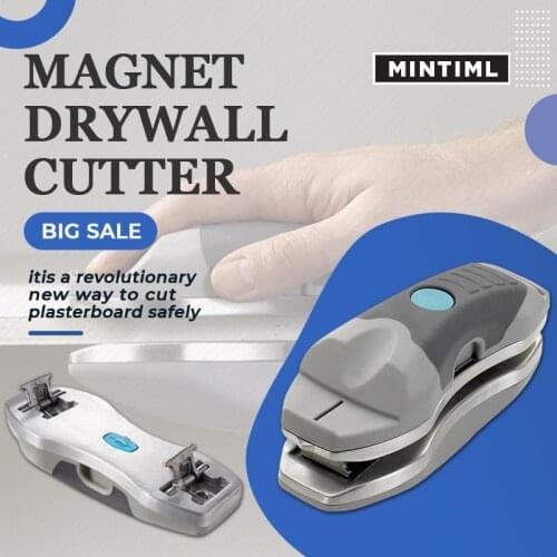 Mintiml Gypsum Board Cutter Magnetic Drywall Cutter Drywall Quick Cutting Artifact Tool Woodworking Cutting Board Tools