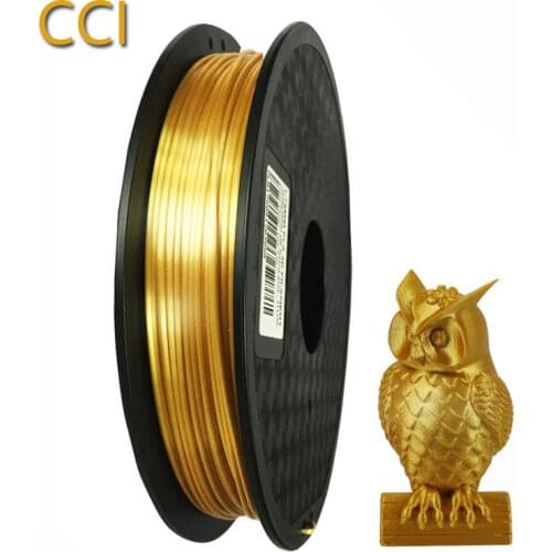 Silk pla 3D printer filament 1.75mm 0.5kg shine silky gold 500g 3d pen printing filament rich luster metal metallic material CCI