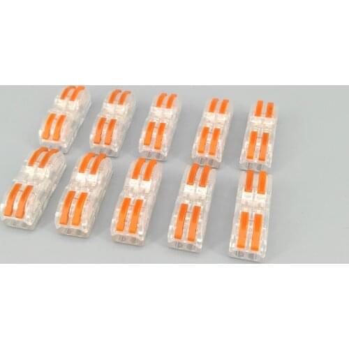 10 Pcs Compact Wire Wiring Connector Conductor Terminal Block SPL-2