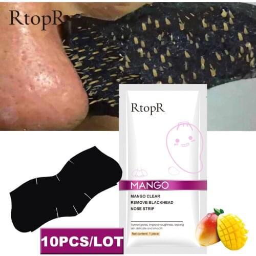 10Pcs Blackhead Acne Removal Face Nose Pore Cleaning Sticker Facial Black Head Cleaning Remover Patch Skin Care Tool TSLM1