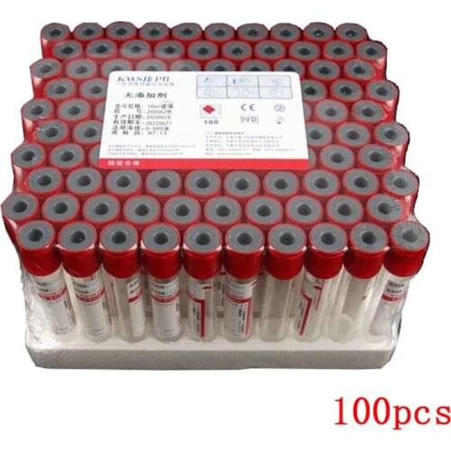 100PCS 5ml/10ml Laboratory Supplies Disposable Vacuum Negative Pressure Blood Collection Container Medical Blood Collection Tube