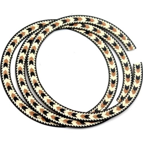 3PCS Guitar Sound hole Inlay MAPLE For Acoustic Classic Guitar Mosaic technology of scallop CLYKQ22