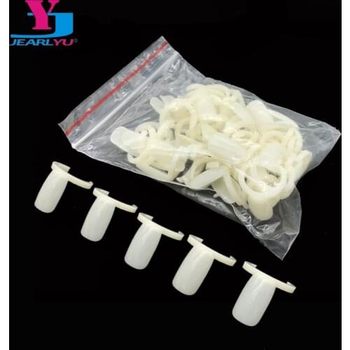500 Pcs Nail Art French False Nail Tips Ring UV Gel Polish Color Display Coloring Showing Salon Accessory Kits 50pcs/bag x10