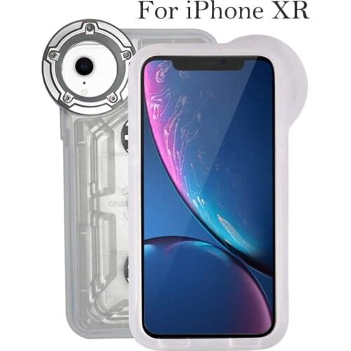 Underwater Phone housing For iPhone XR XS MAX 6plus 7plus 8plus 60M Waterproof Phone Case Protective Cover For Swimming Diving