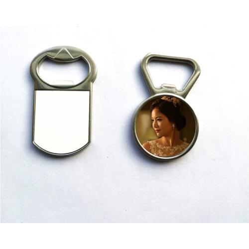 Sublimation blank consumables with magnet with bottle opener hot transfer printing diy blank supplies new style 30pcs/lot