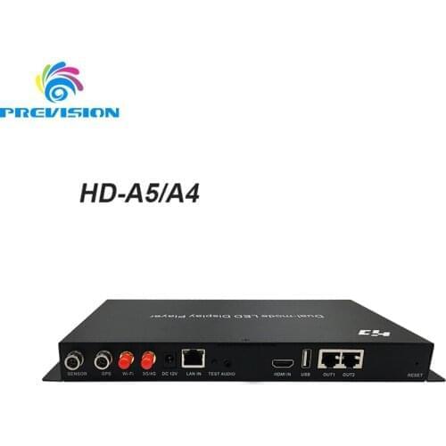 HD-A5 Max control Widest 3840 Highest 2048 led video wall controller pantalla led Equipped with Wi-Fi, Mobile APP management