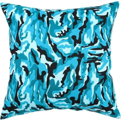 Camouflage Throw Pillow Cover, Camo Pillow Cases - 100% Cotton Canvas, Handmade - Many Colors & Sizes Avaliable