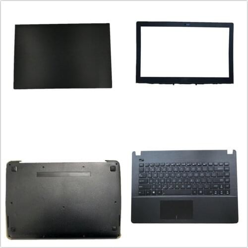 Laptop Keyboard LCD Top Back Cover Upper Case Shell Bottom Case For ASUS A751 A751LJ LJC LX A751SA A751YI Black US