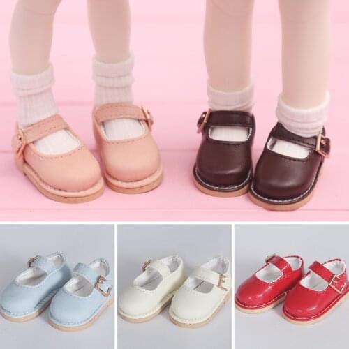 BJD doll shoes 6 minute baby shoes small leather shoes 1/6 YOSD doll clothes with card meat