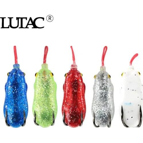 LUTAC soft frog sharp mouth 60m 14g rubber smart frog fishing gear product soft forgs China lure