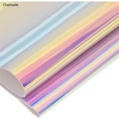 Lychee Life 21x15cm A5 Transparent Faux PU Leather Fabric High Quality Synthetic Leather DIY Material For Handbag Garments