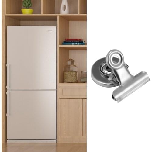 Fridge Magnetic Clip For Home Refrigerator Magnets Wall Recipes Memo Note Message Holder Clamp