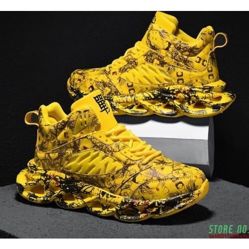 New Running Shoes for Men Jogging Sneakers for Men Air Sole Breathable Mesh Lace-up Outdoor Training Sport Shoes