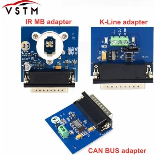 Newest IPROG+ IR MB +CAN BUS +K-LINE adapter For IPROG+ IProg Pro Programmer Free Shipping
