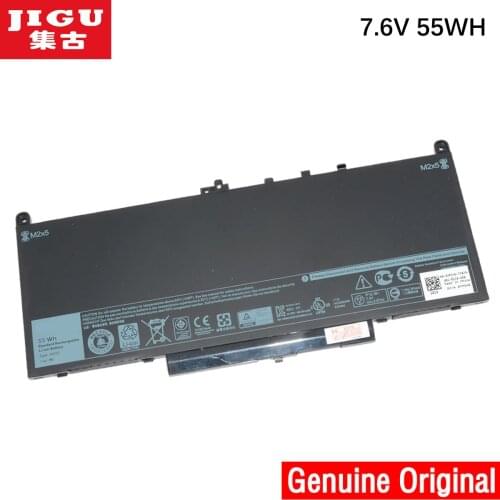 JIGU Original J60J5 Laptop Battery for Dell Latitude 7470 E7270 Battery MC34Y J60J5 0MC34Y 7.6V 55WH