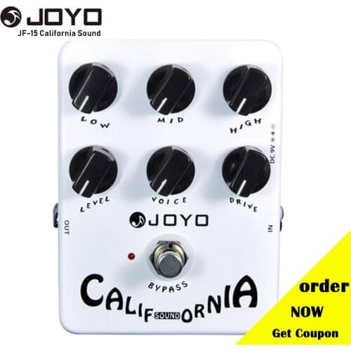 JOYO California Sound Guitar Pedal High-gain Lead Sound Effect 6 Knobs JF-15 Guitarra Effect Pedal Electric Guitar Accessories