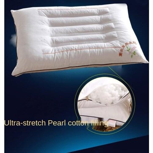 Pillow Single Neck Pillow Ketsumeishi Breathable Autumn and Winter Cotton Cervical Spine Pillow Insert Pillowcase Core Autumn