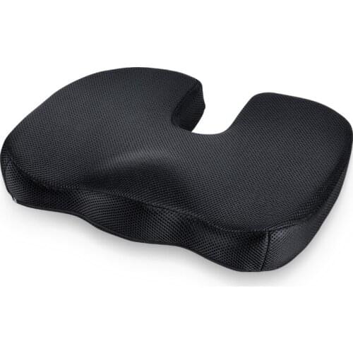 Gel Memory Foam Cushion Slow Rebound Comfort Orthopaedic Protection Relieve Lumbar Spine Pain Suitable for Office Wheelchairs