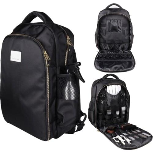 Multi-purpose Hairdressing Tool Backpack Waterproof Barber Scissors Bag Luggage Storage Case Hair Cutting Tools Organizer Bag