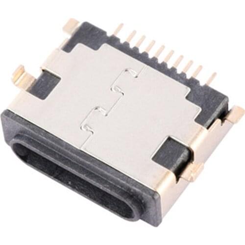 100pcs/set USB Type C 10P Connector jack Charging Dock port Plug Type-C Socket Female jack For Xiaomi Huawei Samsung SONY hongmi