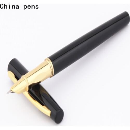 Luxury quality 7027 Black Business office fine nib Fountain Pen New Student office stationery pen