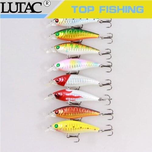 LUTAC minnow fishing lures 2020 floating 0.5m carp fishing bait pesca hard baits 60mm 6g