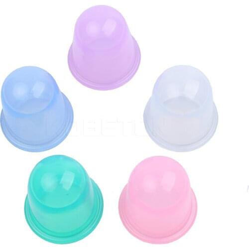 Dropshiping 1PC New Family Body Massage Helper Anti Cellulite Vacuum Silicone Cupping Cups Health Care Colorful Vacuum Cups