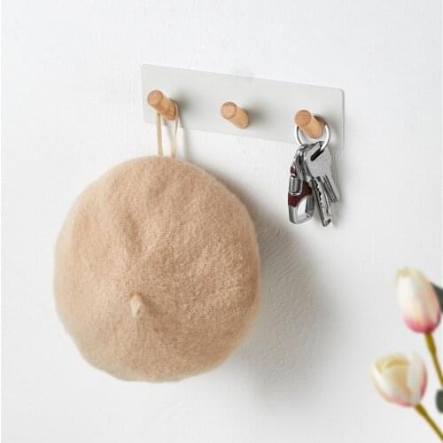 Simple Key Coat Hanger Wall Hanging Hook Antlers for Hanging Clothes Hat Scarf Key Horns Hanger Wall Non perforated