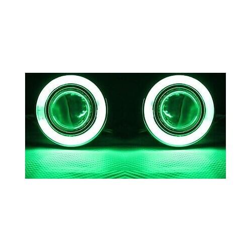 Wotefusi Hpstore Green Fit Fog Light/Fog LamProjector Lens Kit H3 Halogen Bulb