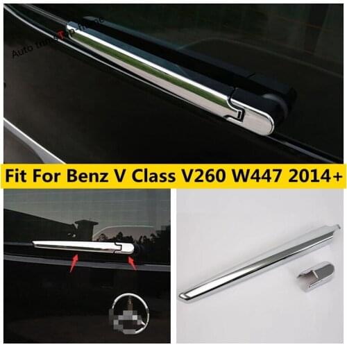 Yimaautotrims For Mercedes-Benz V Class V260 W447 2014 - 2017 Rear Windshield Window Wiper Cover Exterior Protection Trim 2 Pcs