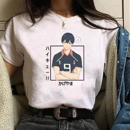 Women Fashion Haikyuu T-shirt Casual Tee