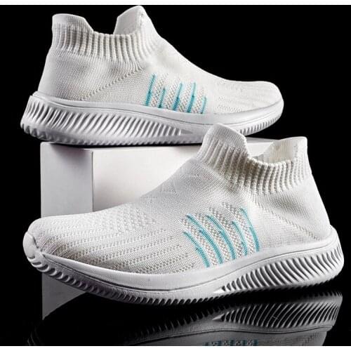 2020 Women Sneakers White Casual Platform Sneakers Mesh Fashion Running Walking Shoes Trainers Women Sport Shoes Vulcanize Shoes