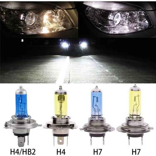 2pcs H4/HB2 9003 100W 6000K Bright Canbus Headlight Bulb 1500LM COB Low Consumption High Bright Long Life Ultra White Durable