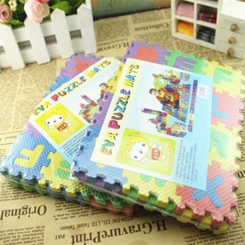 36pcs/set children mini Foam Alphabet Letters Numbers Floor Soft Baby Mat 3d puzzle Kids Educational toys baby Puzzles toy