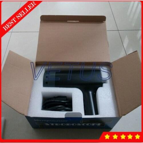 DT2350PB Digital Tachometer With 50~40000 FPM Range Handheld Stroboscope for electric motors