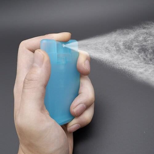 6Pcs Card Shape Convenient Fine Mist Sprayer Empty Perfume Spray Bottle Water Liqiud Refillable Bottles Plastic Perfume Atomizer