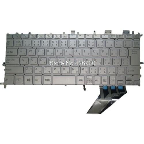 Laptop Keyboard For SONY For VAIO VJZ13A VJZ13B VJZ131 HMB8826YSB JP Japanese JP silver with backlit new
