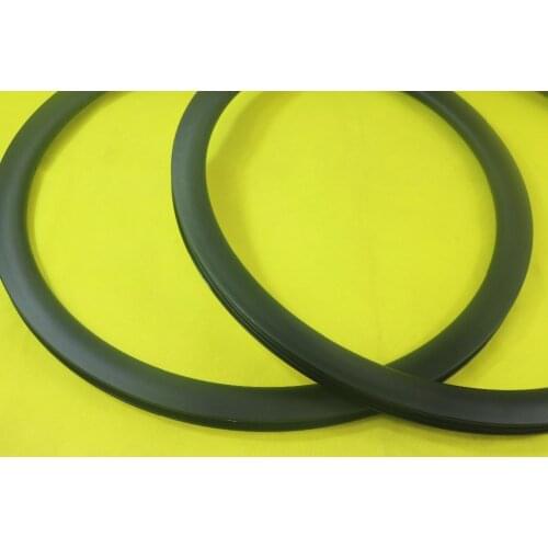 700C 38mm Clincher Cyclo-cross 25mm Wide UD 3K 12K Twill Matte Glossy Cyclocross Bicycle Carbon Rims Tubeless Compatible