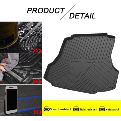 TPE Trunk Mat For Honda Civic Sedan/Coupe 2012 2013 2014 2015/Sedan 2016-2018 2019 2020 Custom Rubber 3D Cargo Liner Accessories