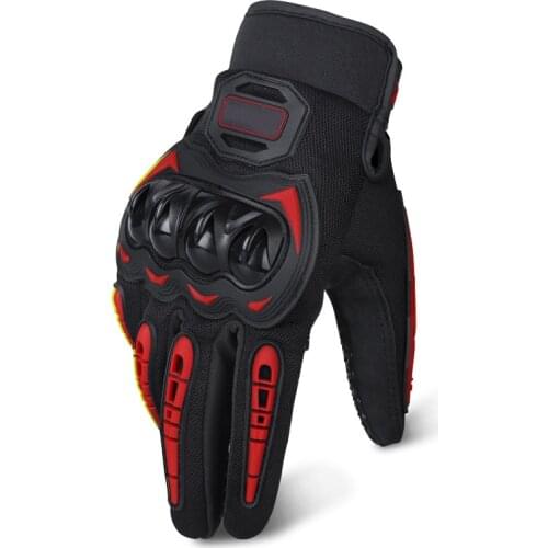 Motorcycle gloves Knight mens all finger case anti falling touch screen breathable cross country equipment four seasons riding
