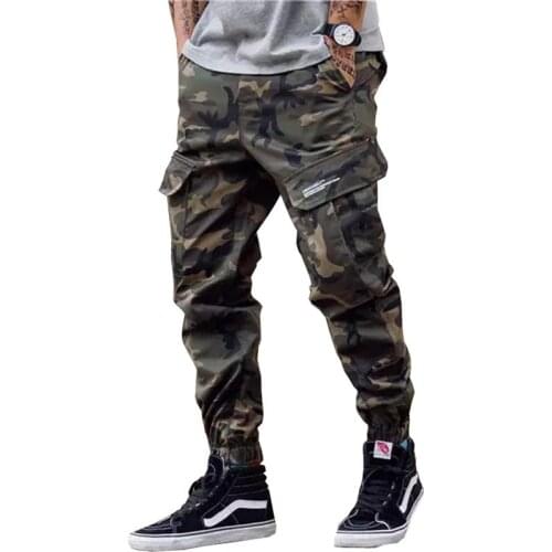 2020 Winter Cargo Pants for Men Camouflage Casual Jogger Pants Cargo Pants Woodland Camouflage Pants Men Tactical Pants Military