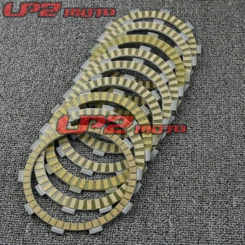 For Honda VFR800F 1998-1999 VFR750F 1986-1996 Paper Based Clutch Friction Kit Disc Plates Set Motorbike Parts Accessories