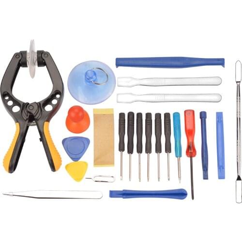 22 in 1 Mobile Phone Screwdriver Tablet LCD Screen Opening Plier Suction Cup Pry Glasses Repair Kit Set Tools For Smartphone