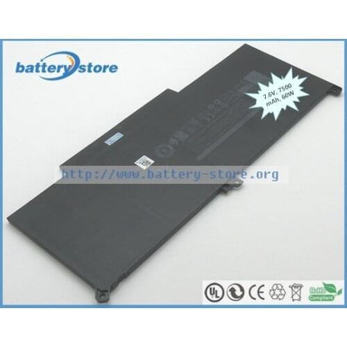 Free ship Genuine 7.6V, 7500mAh, 60W battery 0DM3WC , 0F3YGT , KG7VF for DELL Latitude E7280 , E7480 , E7380