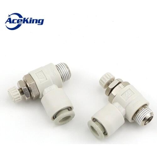 PU air pipe pneumatic joint speed regulating valve as1201f-m5-04a throttle valve as2201f-01-06sa-02-03-08-10-12s